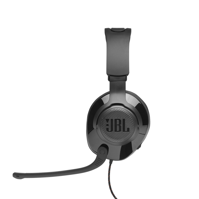 JBL Quantum 300 - Black - Hybrid wired over-ear PC gaming headset with flip-up mic - Detailshot 6 image number null